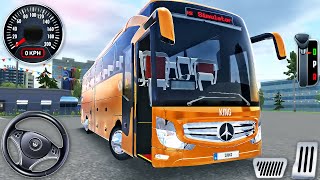 Bus Simulator : Ultimate #16 - Coach Bus Mercedes Road Driving - Android GamePlay screenshot 5