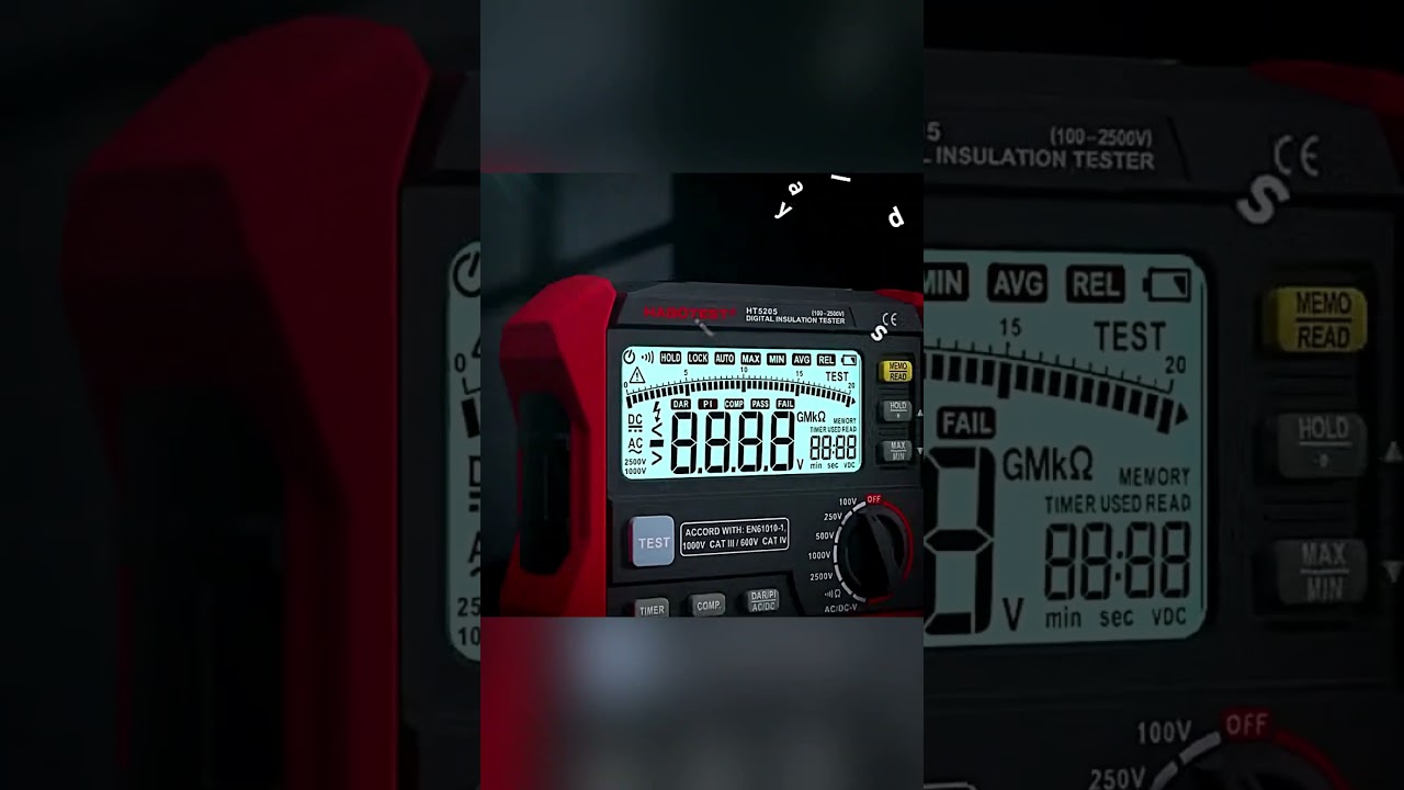 HABOTEST HT5203 Digital High-Precision Voltmeter Resistance Meter Electrical