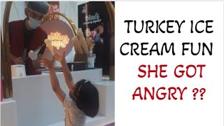 Will Happy Girl Become Angry ? Turkey Ice Cream Funny Video #turkeyicecream
