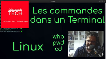 Terminal LINUX : who, cd, hostname et pwd