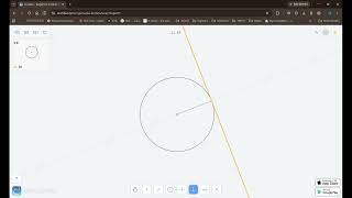 Euclidea level 2.8 Tangent to Circle at Point ALL STARS