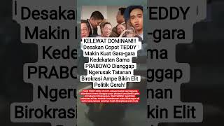 TEDDY INDRA WIJAYA Didesak Mundur Dari Seskab Karena Kedekatan Dengan PRABOWO #shorts #viralvideo