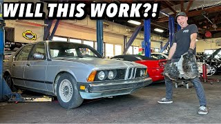 EURO 635 CSI Dogleg Gearbox Swapping A BMW E23 7 Series!