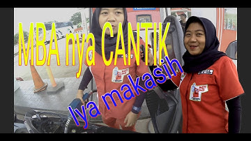MBA SPBU nya CANTIK | MOTOVLOG INDRAMAYU