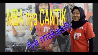 MBA SPBU nya CANTIK | MOTOVLOG INDRAMAYU