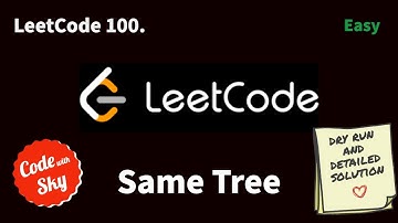 100. Same Tree || Leetcode || C++ || Hindi