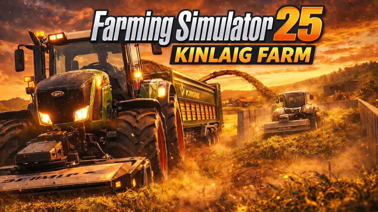 Пълна Силажна Операция 🚜 | Full Silage Operation | Kinlaig Farm | Farming Simulator 25