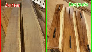 Wood and its transformation / Wood transformation process step by step