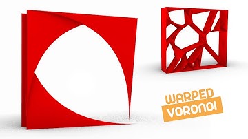 Easy Grasshopper Tutorial for Beginners | Warped Voronoi | Rhino