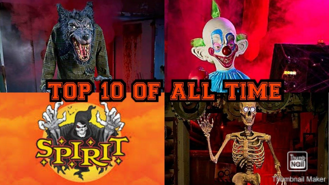 Top 10 Spirit Halloween animatronics of all time YouTube