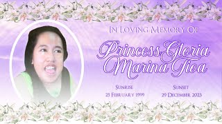 Family Service for Princess Gloria Marina Tioa