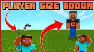 how to download player Size Mod Minecraft pe screenshot 4