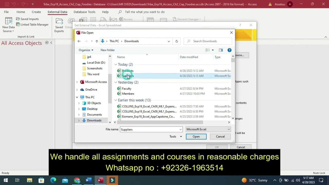 Exp19_Access_Ch02_Capstone - International Foodies 1.0 | Access Chapter 2 International Foodies