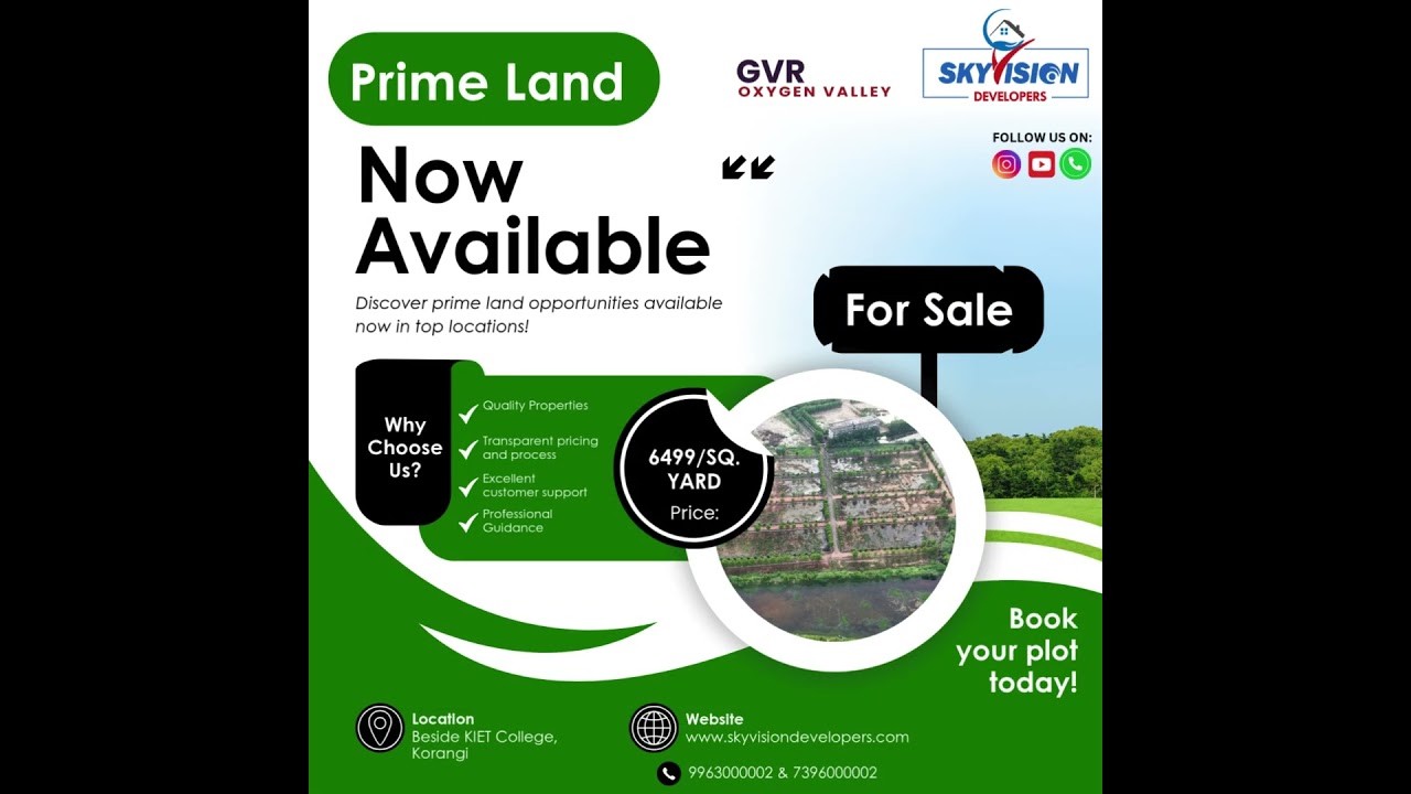 PRIME LAND FOR SALE IN KORANGI | SKYVISION DEVELOPERS