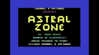 Astral Zone (Commodore 64) brief gameplay