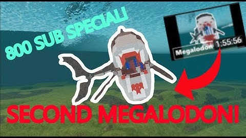 SECOND MEGALODON TUTORIAL! 800 sub special! : Roblox plane crazy