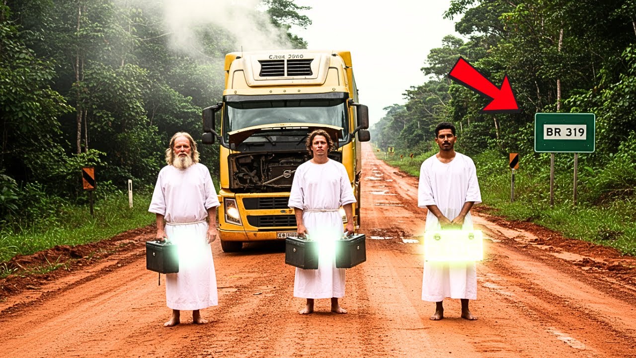 CAMINHONEIRO POBRE ENCONTROU 3 ANJOS NA BR 319 - DEUS NÃO O ABANDONOU!