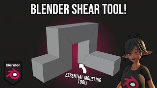How to use the Shear tool in Blender 4.2! screenshot 3