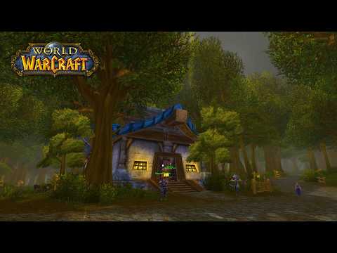 wake up early tomorrow...  (world of warcraft music w/ heavy rain)