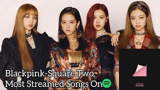 Blackpink-Square Two Most Streamed Songs On Spotify