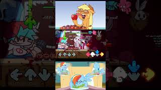 Savoring Beats with Rainbow Dash & AppleJack - FNF Pony Mod on Mobile! #fnf #fnfmod #fnfandroidpo...