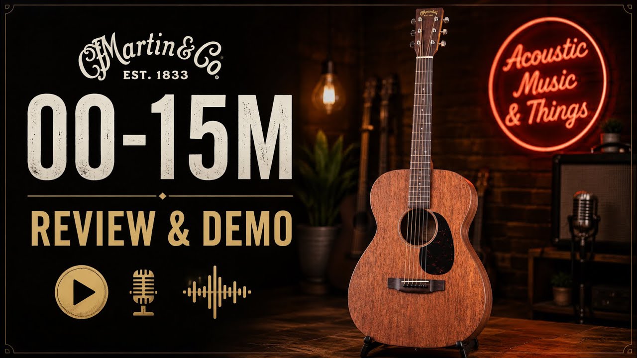 Martin 00-15m Review and Demo 2026 model - YouTube