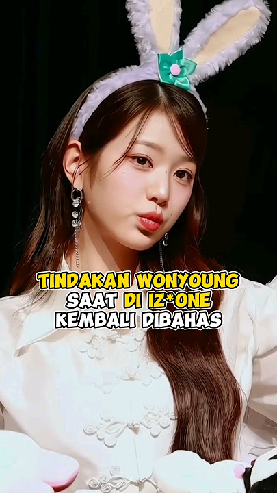 Tindakan Wonyoung IVE saat di IZ*ONE kembali dibahas #kpop #shorts