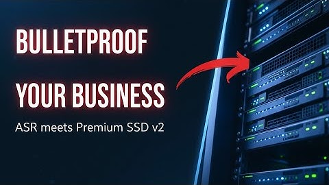 Azure Site Recovery for Premium SSD v2