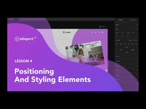 4. How to position and style elements in Teleport