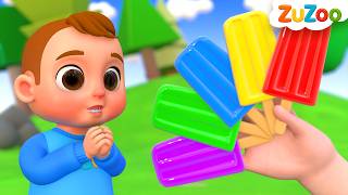One Little Finger + Color Ice Cream | ZuZoo Nursery Rhymes &amp; Kids Songs