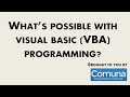 What's Possible In Visual Basic (VBA) for Microsoft Office - Demonstration