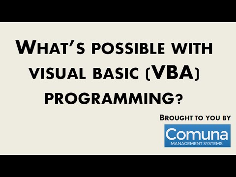 What&rsquo;s Possible In Visual Basic (VBA) for Microsoft Office - Demonstration