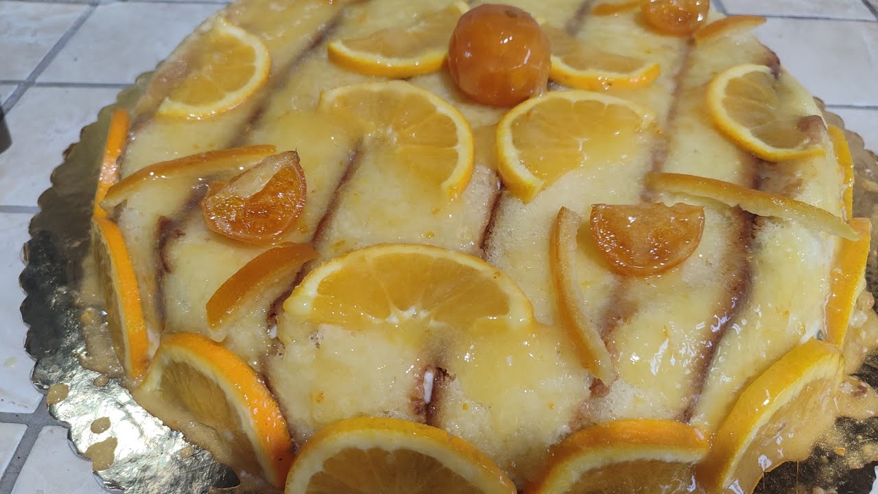Cassata siciliana all'arancia 