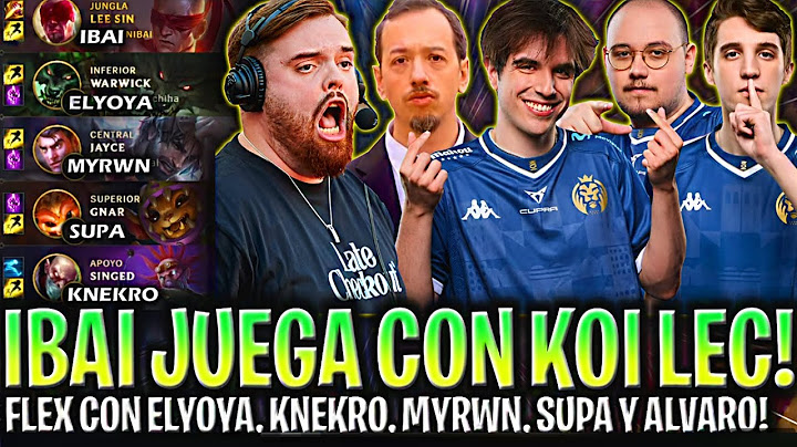 IBAI VUELVE AL LOL CON ELYOYA, KNEKRO, MYRWN, SUPA Y ALVARO COACH!😱IBAI JUEGA AL LOL CON KOI LEC!