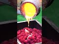 溶岩を使ったラズベリージャム / クレイジーな実験 #shorts