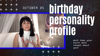 Information Birthday Personality Profile | October 21 Update