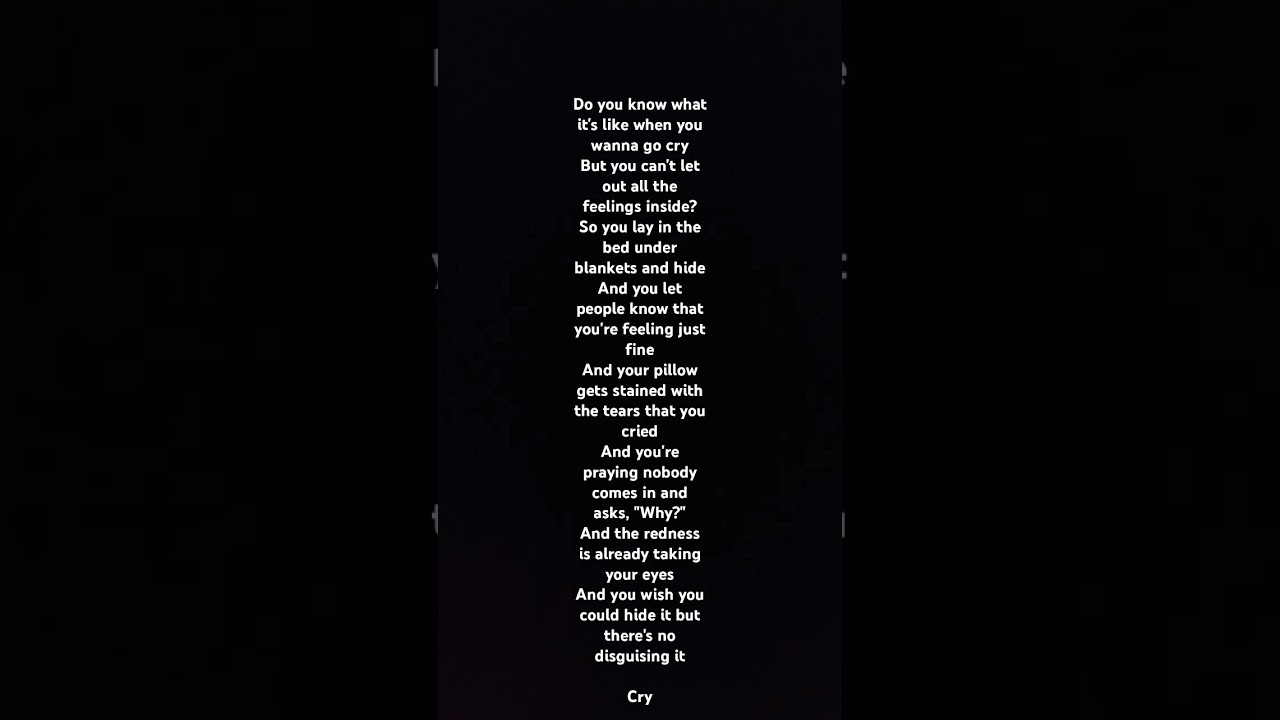 Cry by Parker Jack lyrics