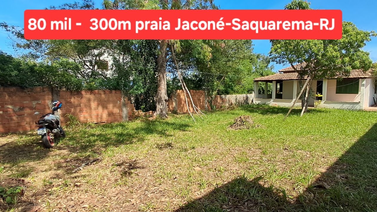 (VENDIDA) 80 MIL CASA COM ESCRITURA E RGI 300M DA PRAIA JACONÉ-SAQUAREMA-RJ 