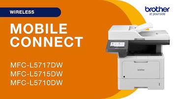 MFCL5915DW Connect to a mobile device