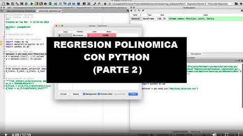 REGRESION POLINOMICA CON PYTHON | PARTE 2 | #machinelearning