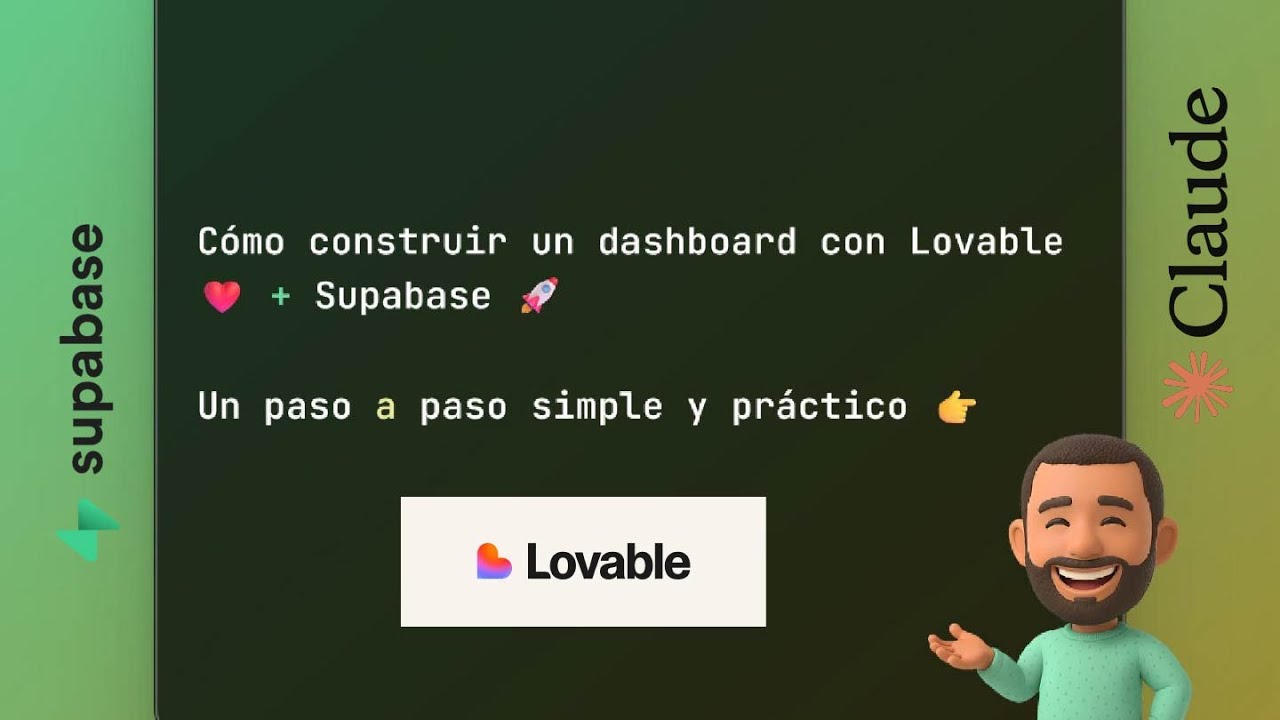 Cómo crear un dashboard con Lovable + Supabase | Tutorial paso a paso 🚀 ...