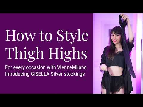 Mastering Thigh Highs - How To Wear Sparkly Thigh Highs