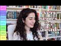 tier ranking every book series i've ever read