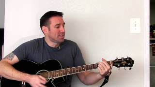 Video thumbnail of "Tutorial for Back 2 Good by Matchbox 20 (words with chords) (easy)"