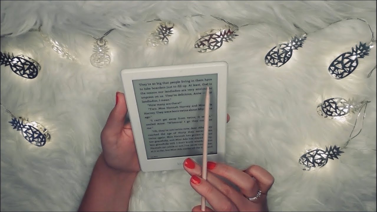 ASMR inaudible reading on tablet 💫 tingly, clicky whispers - YouTube
