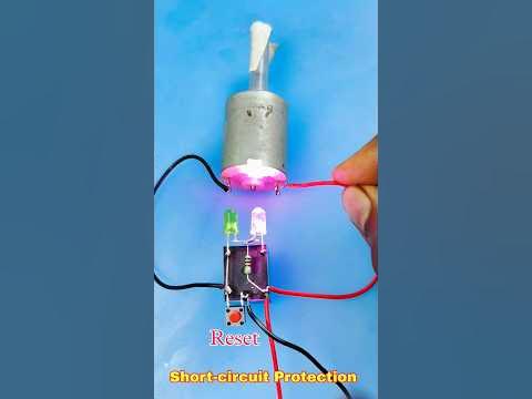 Shock Circuit Protection • Really School Science Project #shorts # ... Circuit Diagram