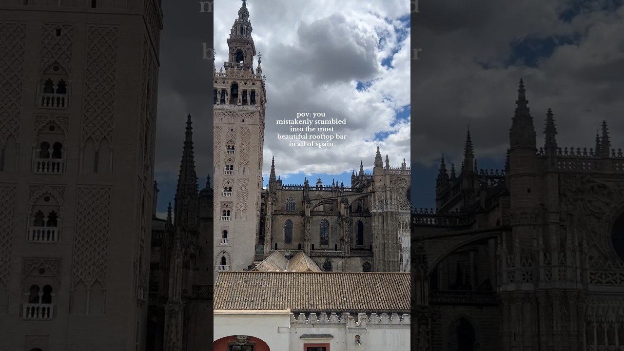 the most beautiful rooftop bar in all of spain! 🇪🇸🍸✨ 