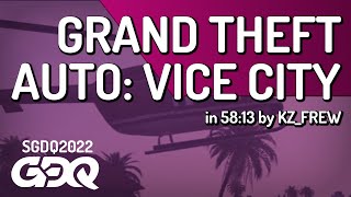 Grand Theft Auto: Vice City by KZ_FREW in 58:13 - Summer Games Done Quick 2022 screenshot 5