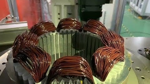 Automatic New energy motor stator coil winding and inserting machine