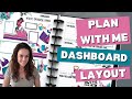 Plan With Me [Decorating a Dashboard Planner]